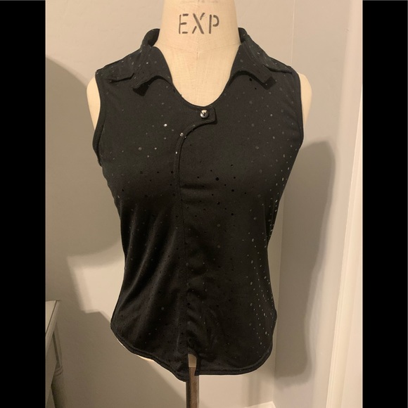 jamie sadock Tops Jamie Sadock Ladies Sleeveless Golf Shirt Poshmark